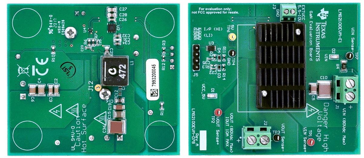 Circuit de localisation - Texas Instruments Module d'évaluation LMG2100EVM-078